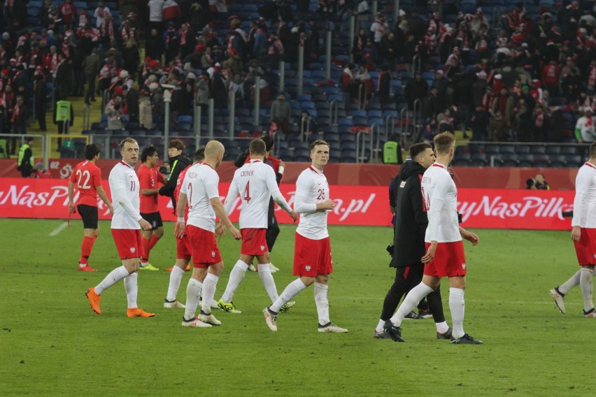 Mecz Polska - Korea Południowa na Stadionie Śląskim...