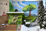 Będzin: nowy ekologiczny mural zaprasza do środka Przedszkola nr 9. Został wybrany w głosowaniu 