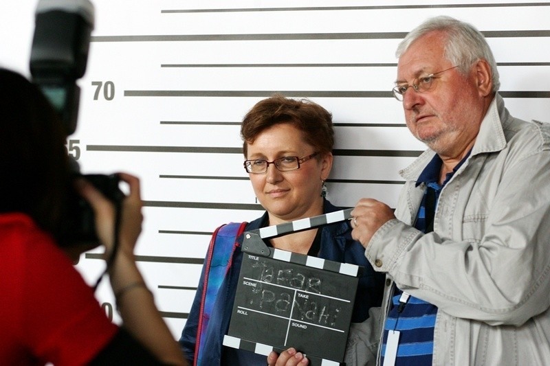 reżyser Janusz Zaorski z żoną też protestują
