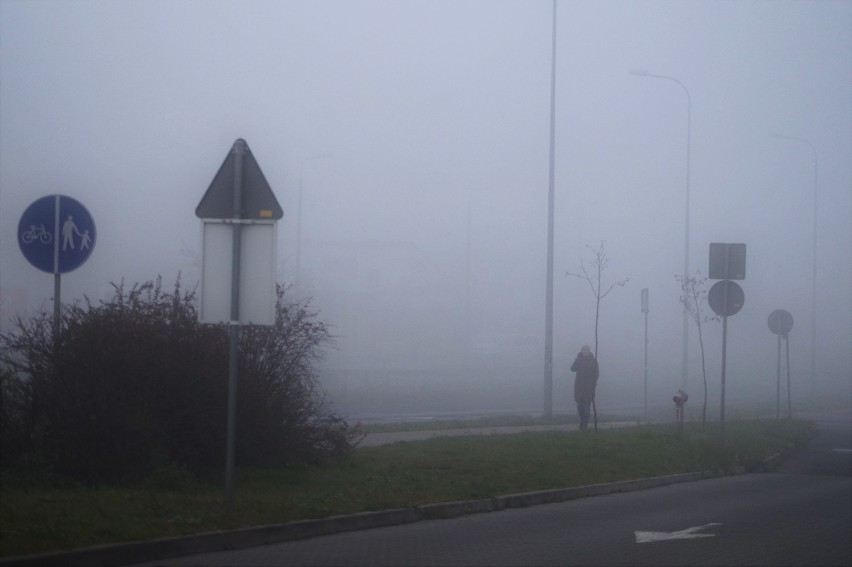 Mgła w Inowrocławiu [zdjęcia]