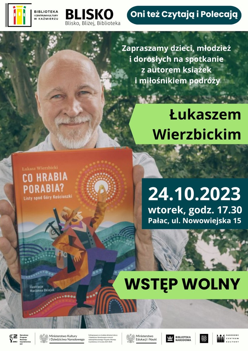 Spotkanie z Wojciechem Jagielskim w Bibliotece w Kaźmierzu już 18 października! Historia reportera, pisarza i korespondenta wojennego