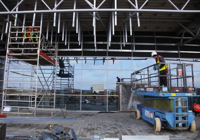 Ławica: Nowy terminal rośnie w oczach [ZDJĘCIA]