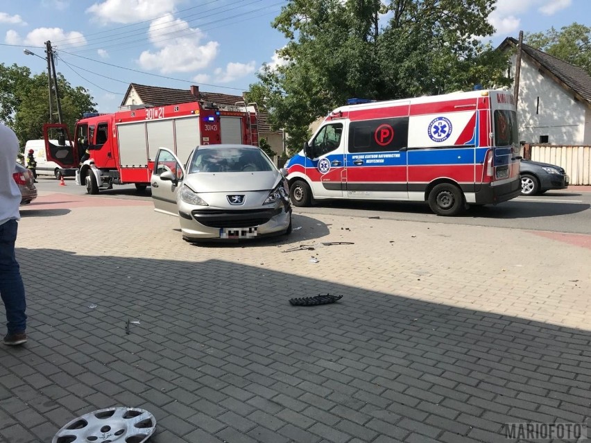 Wypadek na ul. Popiełuszki w Opolu.