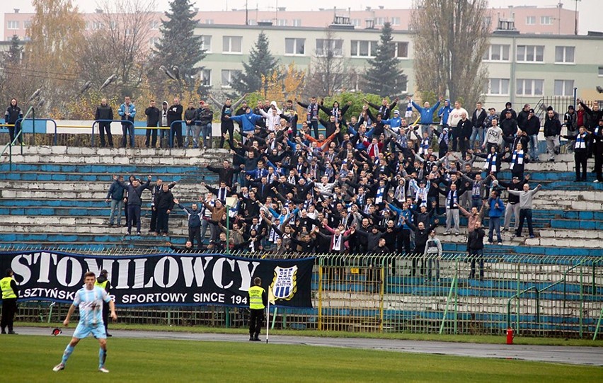 Stomil Olsztyn - Okocimski Brzesko 2:0 [kibice na trybunach - zdjęcia]