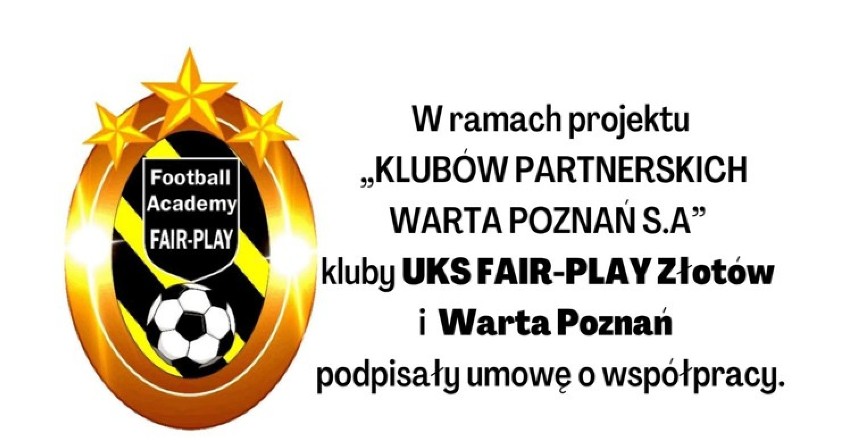 Kluby UKS FAIR-PLAY Złotów i Warta Poznań podpisały umowę o współpracy