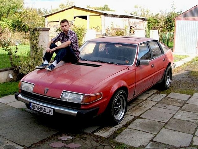 Wojciech Baranowski i jego rover SD1 3.5 V8