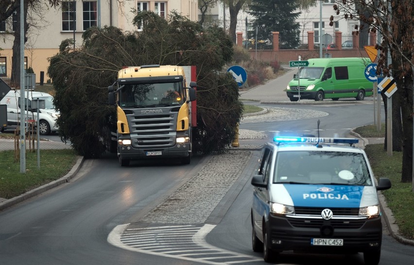 We wtorek 1.12 na człuchowskim rynku stanęła 15-metrowa...