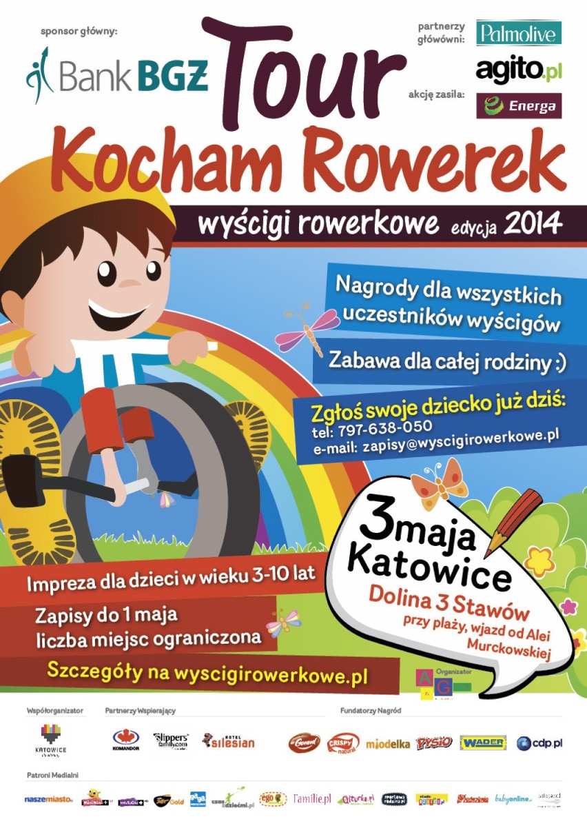 Tour Kocham Rowerek. Ruszają Wyścigi Rowerkowe w Katowicach!