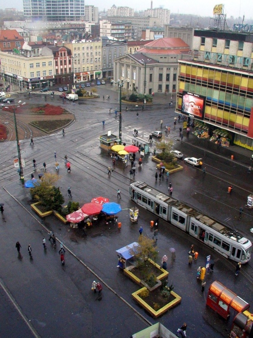 Rynek w Katowicach przed przebudową