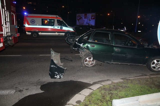 Wypadek na alei Piłsudskiego w Legnicy