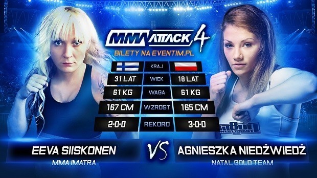 MMA Attack 4: Agnieszka Niedźwiedź poznała rywalę