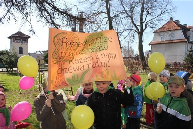 Nowy Staw. Przedszkolaki pamiętały o Święcie Ziemi