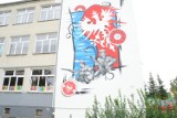 Mural powstańczy pojawił się na budynku Szkoły Podstawowej nr 7 w Gnieźnie 