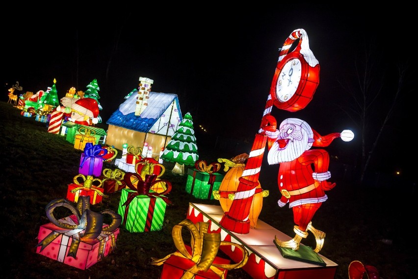 Wystawa Chińskiego Festiwalu Światła składała się z 38...