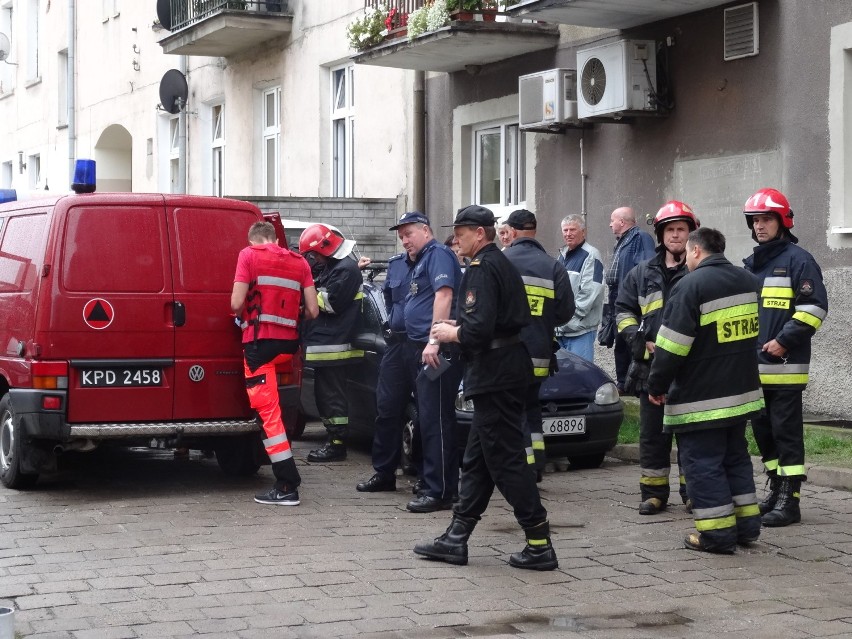 Pożar przy ulicy Górnośląskiej w Kaliszu