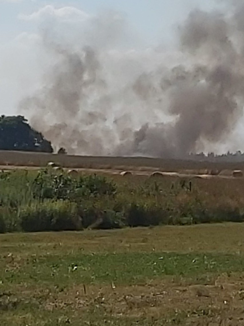 Dwa groźne pożary. Paliło się ściernisko w Jerzkowicach i Barnowcu (zdjęcia)