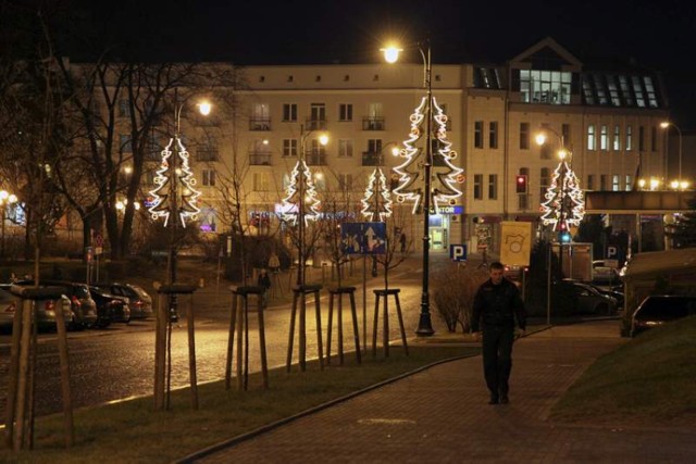 Centrum Białegostoku rozbłysło już świątecznymi iluminacjami.