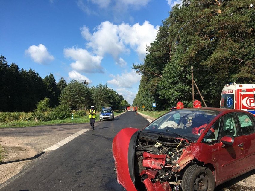 Wypadek na skrzyżowaniu dróg Lipka - Łobżenica i Kujan - Więcbork [ZDJĘCIA]