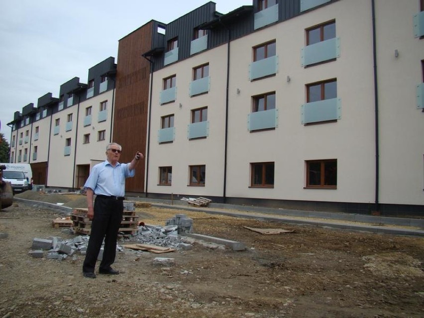 Tadeusz Kasperczyk, kierownik budowy w hotelu Olecki w...