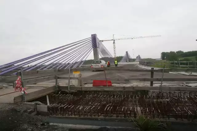 Budowa mostu w Mszanie