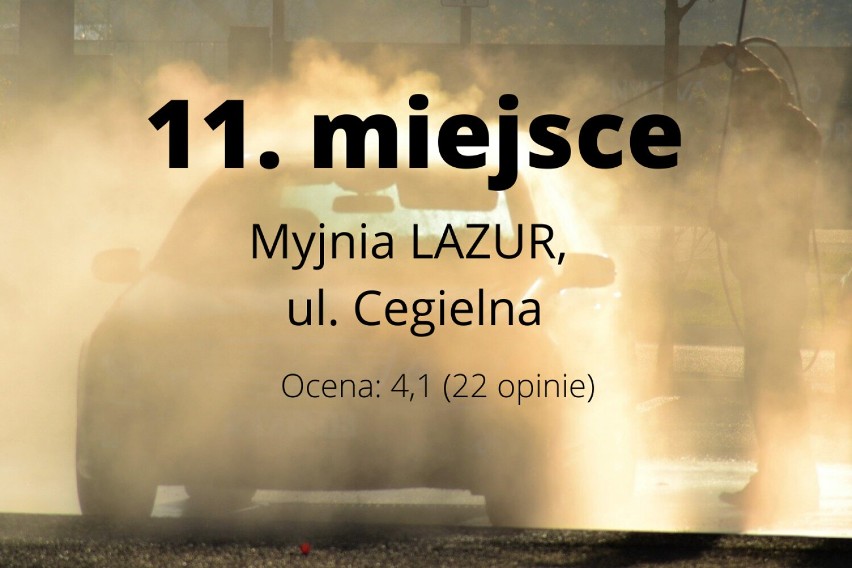 Top 12 - Oto ranking najlepszych myjni samochodowych w Inowrocławiu