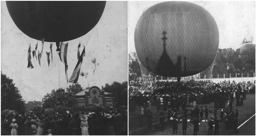 Balon nad miastem? Takie wydarzenie miało miejsce w 1913...