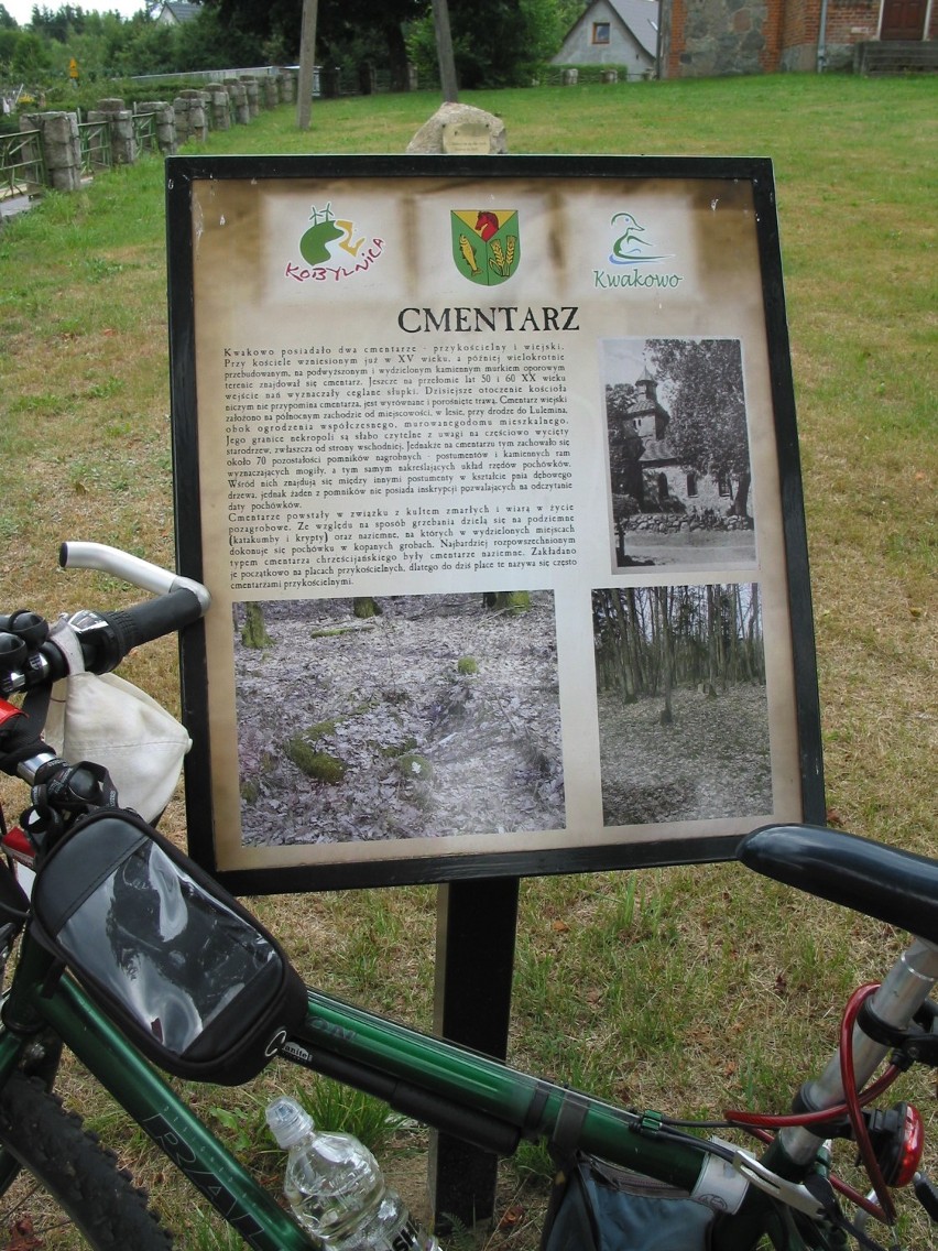 Historia starego cmentarza w Kawkowie opisana i ukazana na...