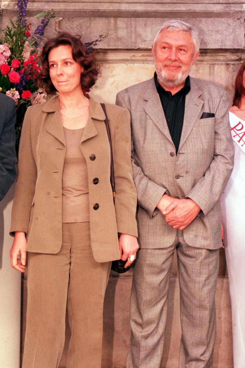 Aktor Jerzy Bińczycki z żoną Elżbietą.