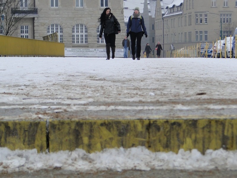 Atak zimy. Pierwszy śnieg w Poznaniu [ZDJĘCIA]
