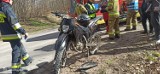 Egiertowo-Połęczyno. Osobówka zderzyła się z nastoletnim motocyklistą