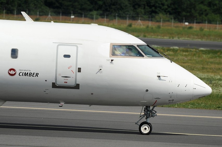Poznań Ławica: Bombardier CRJ-200ER - SAS