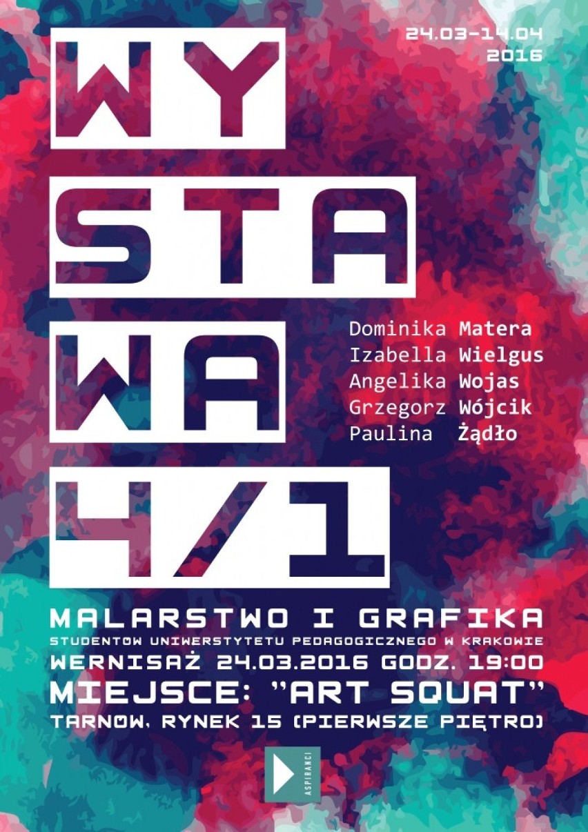 Art Squat 
Rynek 15, Tarnów

1 kwietnia, godz. 10:00 -...