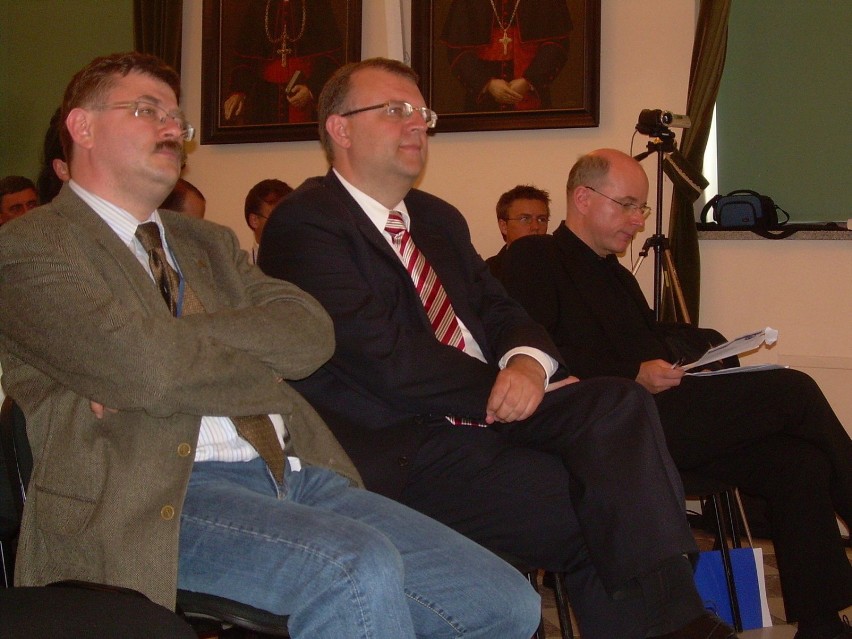 Od lewej: Rafał Matyja, Kazimierz Michał Ujazdowski i Jan...