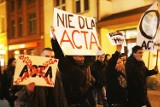 Protest przeciwko ACTA przeszedł przez centrum Legnicy, zobaczcie zdjęcia