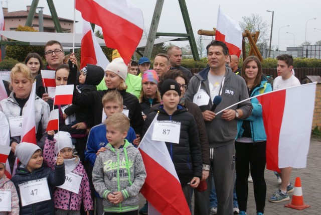 Bieg z flagą w Kaliszu