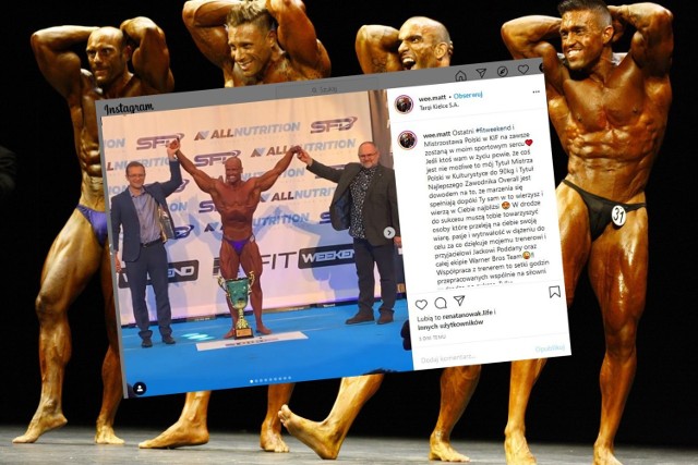 Mateusz Nasalski ze Stowarzyszenia Violetta Bydgoszcz zdobył tytuł Mistrza Polski w Kulturystyce do 90 kg i Najlepszego Zawodnika Overall. Gratulujemy!