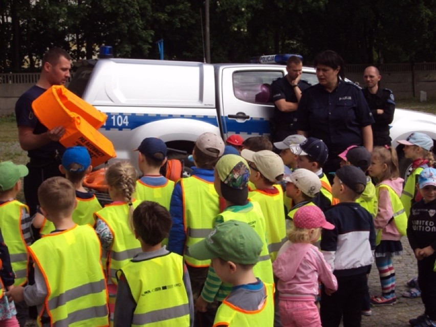 Przedszkolaki odwiedziły olsztyńskich policjantów