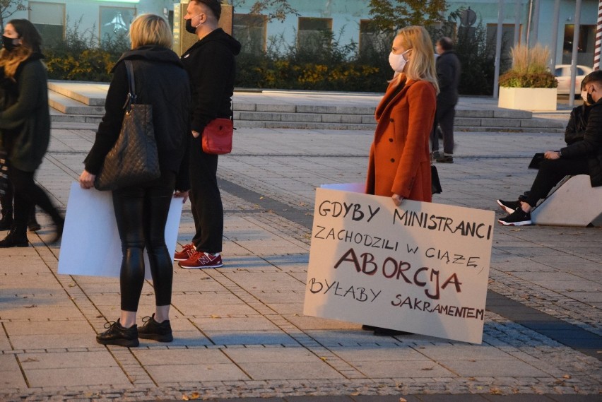 Protest w obronie praw kobiet w Częstochowie, 24...