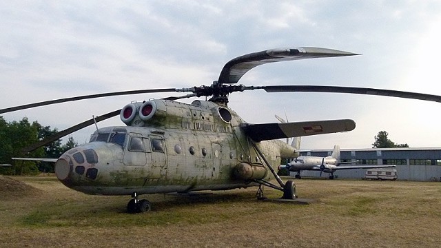 Wśród eksponatów łodzkiego Muzeum Lotnictwa będzie m.in. jedyny w Polsce ogromny śmigłowiec Mi-6.