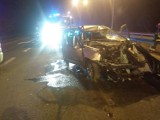 Wypadek na autostradzie A4. Na wysokości Przysieczy samochód osobowy zderzył się z ciężarówką