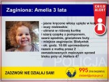 Policja szuka 3-letniej Amelii i jej mamy Natalii. Czy kto wie, gdzie mogą one przebywać? 