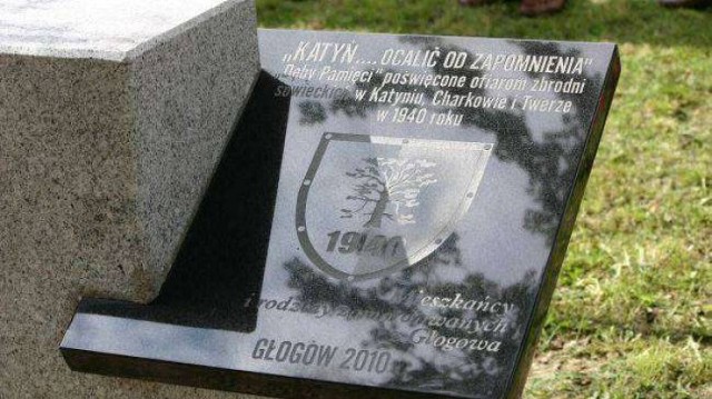 Głogowskie Rodziny Katyńskie zapraszają na uroczystość pod pomnik