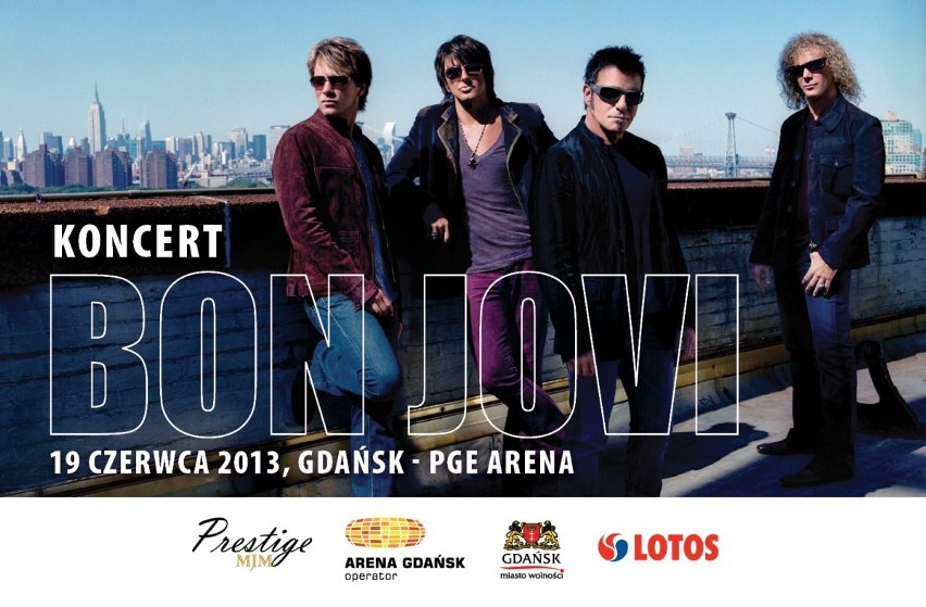 Gdańsk: Zespół Bon Jovi zagra 19 czerwca 2013 na PGE Arenie [ZDJĘCIA, FILMY]