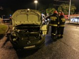 Zderzenie taksówki z samochodem firmy ochroniarskiej na Zgierskiej w Łodzi [ZDJĘCIA+FILM]