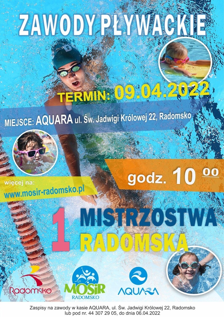 Aquara Radomsko. Otwarcie basenu i zawody pływackie