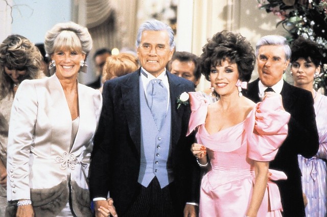 Najbardziej elektryzujący tercet rodem z "Dynastii", czyli Krystle Carrington, Blake Carrington oraz Alexis Carrington-Colby