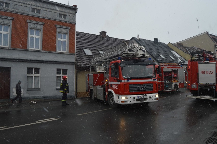 Pożar na poddaszu i w kotłowni