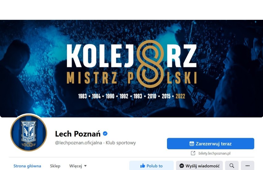 2. miejsce: Lech Poznań - 635.996 osób lubi na Facebooku,...