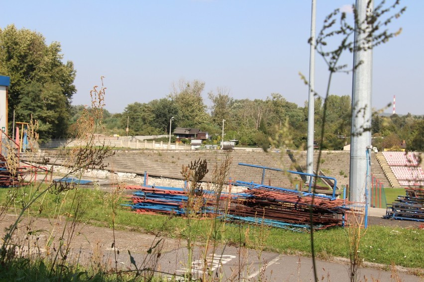 Rozbiórka stadionu Polonii Bytom