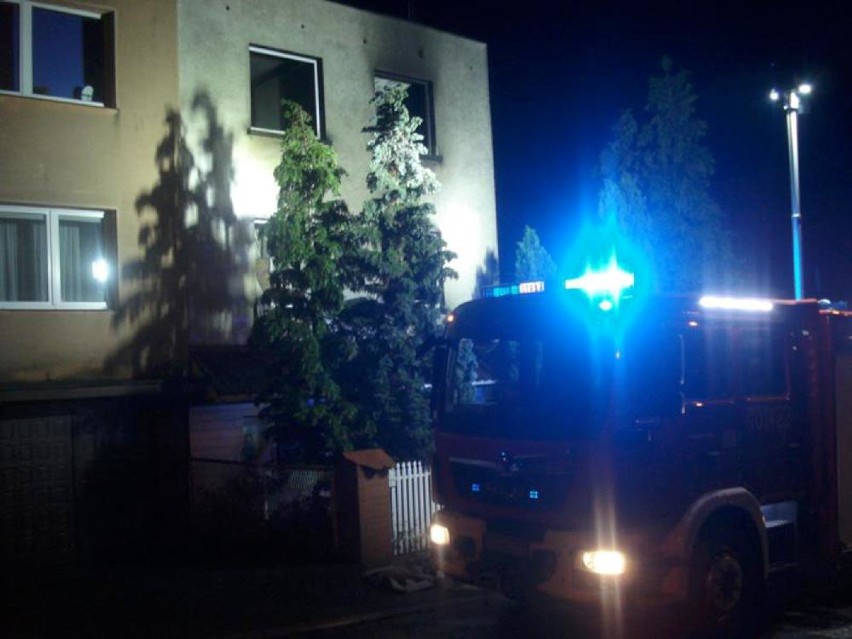 Wczoraj wieczorem spalił się parter domu przy ulicy Podgórnej w Chodzieży